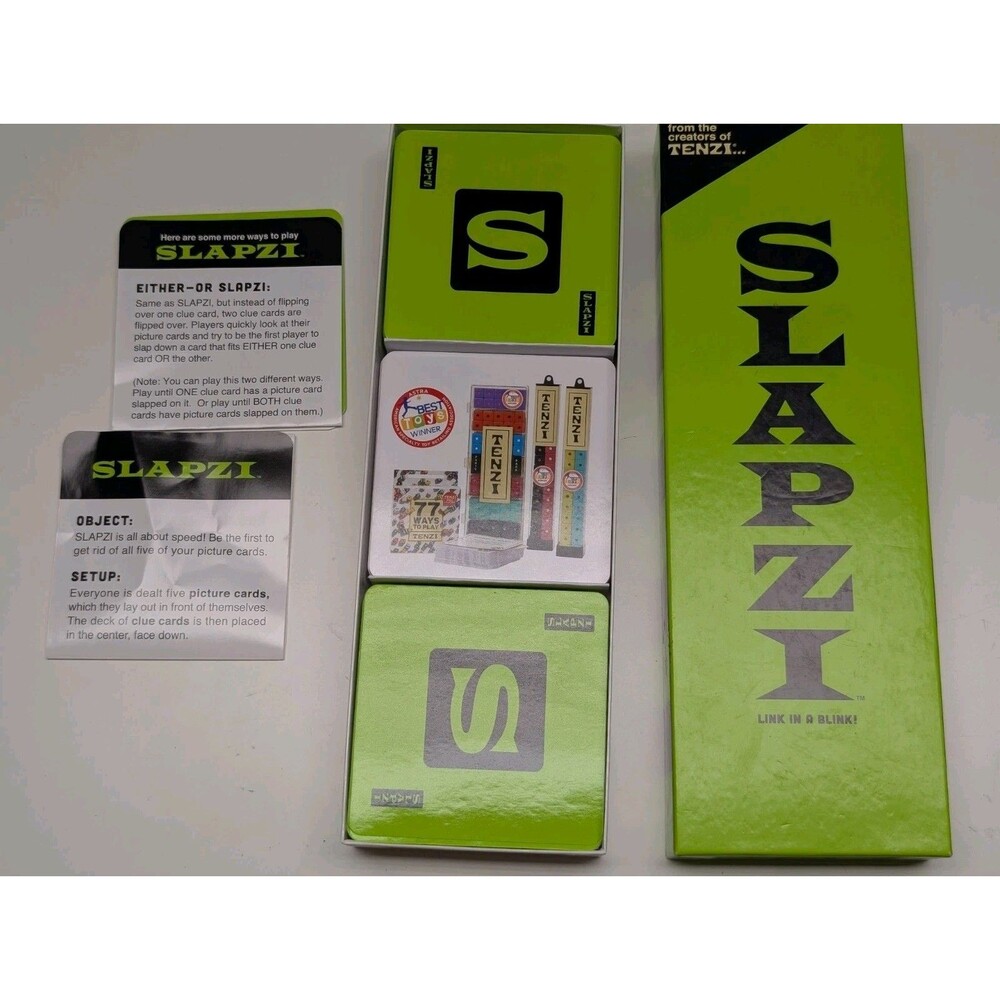 SLAPZI Fast-Matching Card-Slapping Family Picture Game Carma (makers of TENZI)